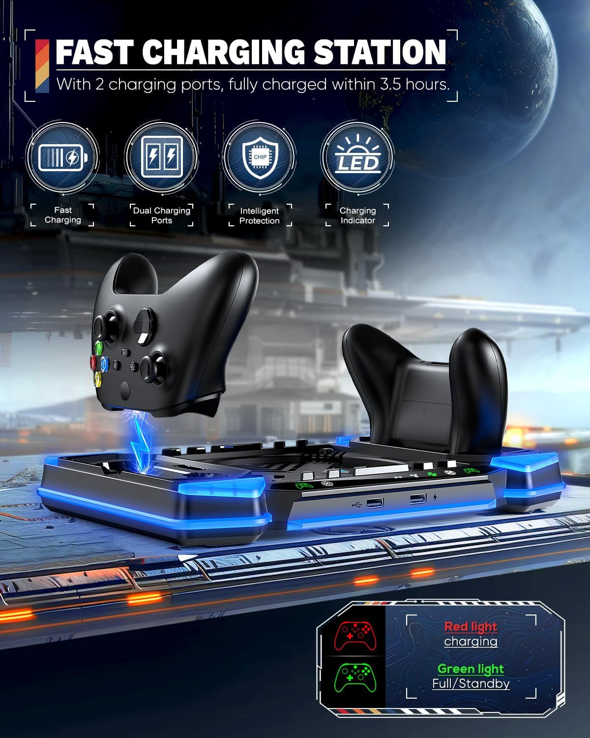 Xbox Series X Fan & Controller Dock